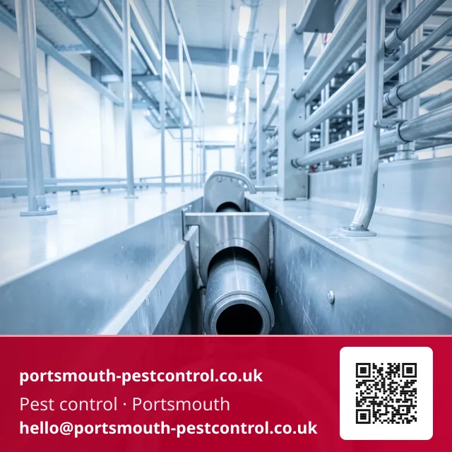 Inspection camera checking a commercial drain run for compliance