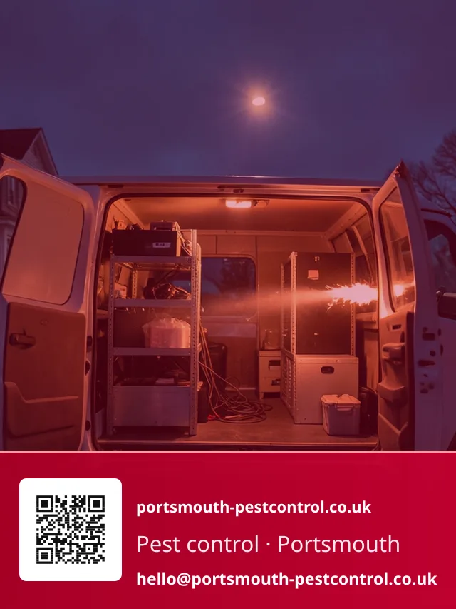 Van's side door flung fully open at night