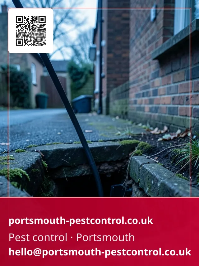 Drain inspection camera cable being lowered into an open external gully