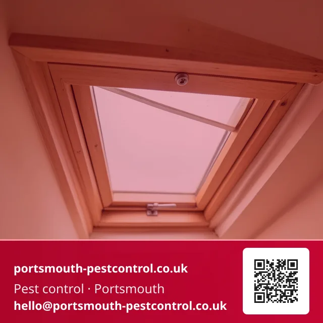 Foam draught seal being fitted around a loft hatch frame