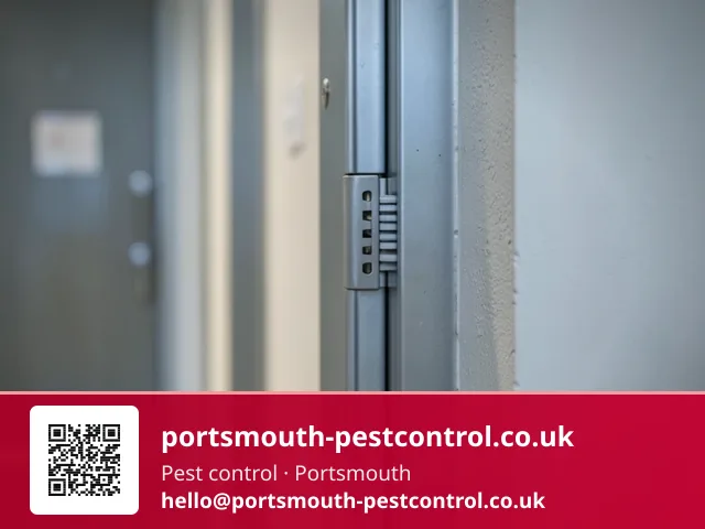 Brush seal insert being fitted inside a letterbox tunnel