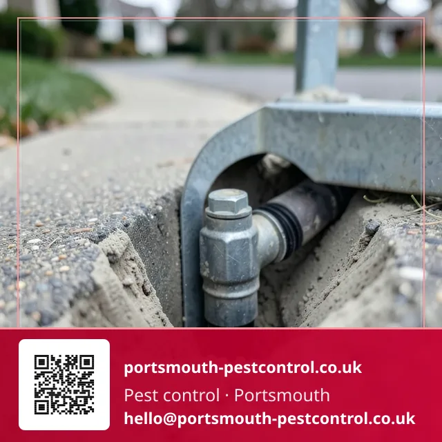 One-way valve being fitted inside an external drain gully