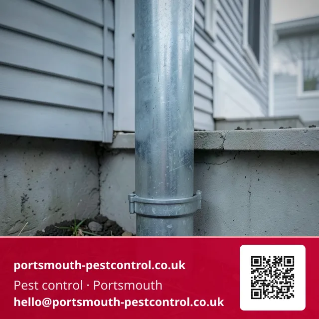 Guard being fitted where a downpipe meets ground level